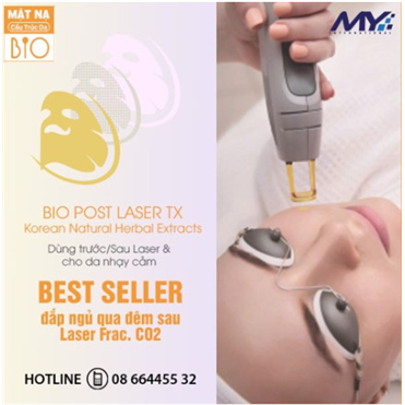 Bio Post Laser mask- Mặt nạ cấu trúc da, cấp ẩm, dành cho laser
