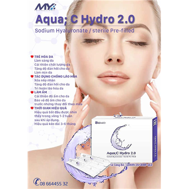 Aqua ; C- Hydro 2.0- Cung cấp độ ẩm, làm chậm quá trinh lão hoá